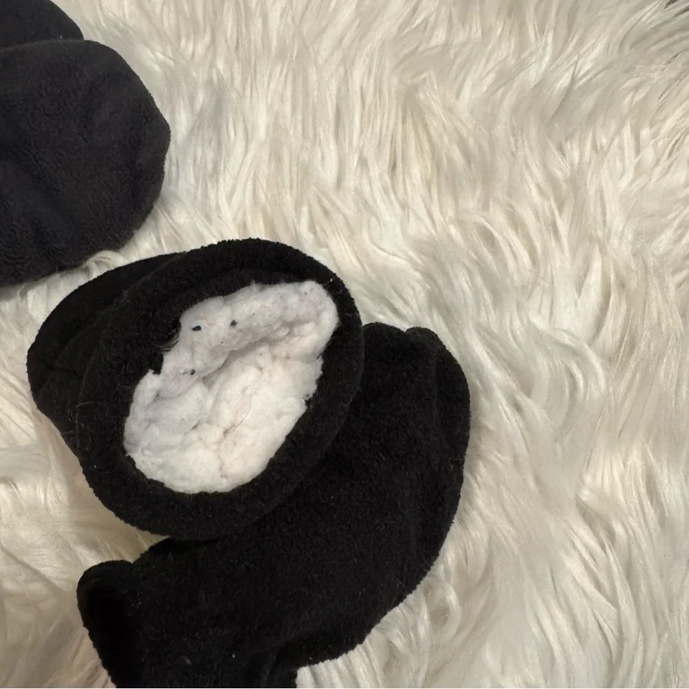 Baby Boy Fleece Hand Mittens‎ Black Gray Winter Warm Lot